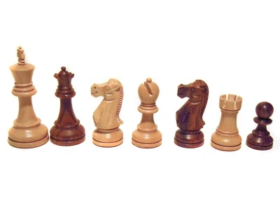 Julius Caesar Old Style intarzovaná dřevěná šachová souprava