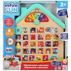 DŘEVO Domeček dřevěný s abecedou