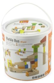 DŘEVO Dráha kuličková dřevěná 49dílků