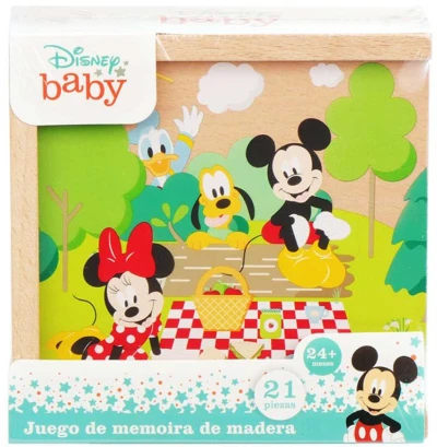 DŘEVO Hra Domino Mickey Mouse 21 dílků v krabičce (společenská hra) DŘEVO Hra Domino Mickey Mouse 21 dílků v krabičce (společenská hra)