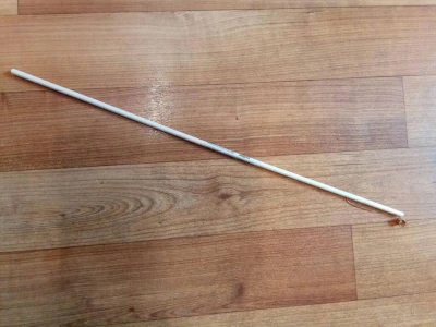 DŘEVO Hůlka dřevěný držák 60cm doplněk k lampionu