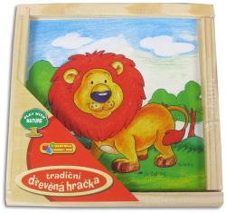 DŘEVO Kostky obrázkové 9ks zvířátka kubus (dřevěná hračka) DŘEVO Kostky obrázkové 9ks zvířátka kubus (dřevěná hračka)