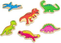 DŘEVO Magnetky dinosauři set 20ks v boxu (dřevěná hračka)
