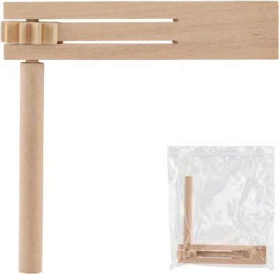 DŘEVO Řehtačka natur přírodní 13cm v sáčku (dřevěná hračka) DŘEVO Řehtačka natur přírodní 13cm v sáčku (dřevěná hračka)