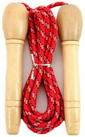 DŘEVO Švihadlo 270cm nastavitelné různé barvy (dřevěná hračka)