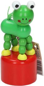 DŘEVO Zvířátko tančící na podstavci 6 druhů (dřevěná hračka)