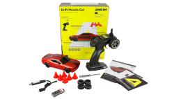 Drift Muscle Car RC driftovací auto s gyroskopem a LED 4WD 1:20 RTR červené