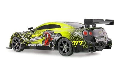 Drift Sport RC Car GTR 4WD 1:16 RTR s kouřem a LED osvětlením zelené