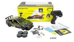 Drift Sport RC Car GTR 4WD 1:16 RTR s kouřem a LED osvětlením žluté
