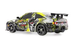 Drift Sport RC Car GTR 4WD 1:16 RTR s kouřem a LED osvětlením žluté