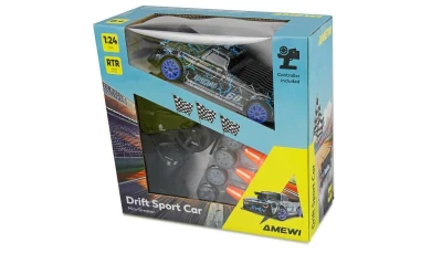 Amewi Mini-Breaker 4WD 1:24 RTR modré RC driftovací auto
