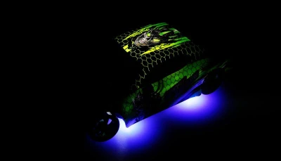 Amewi Drift Sport Muscle Car zelené 4WD 1:24 RTR RC driftovací auto