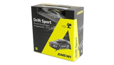 Drift Sport RC Muscle Car s Gyroskopem 4WD 1:43 RTR šedá