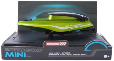 DRIVERO RC Loď zelený motorový člun na dálkové ovládání na baterie