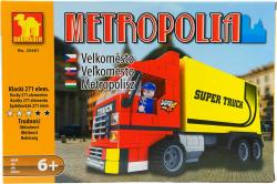 DROMADER Velkoměsto auto kamion 271 dílků plast (stavebnice)