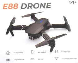RC DRON černý 2,4 GHz s HD kamerou a USB dobíjením