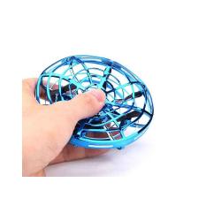 Dron UFO mini-dron ovládaný rukou, senzory proti nárazu, RTF, modrý