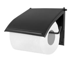 Držák na WC papír 16x12,5x1,8cm kov.ČER Držák na WC papír 16x12,5x1,8cm kov.ČER