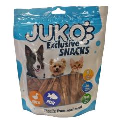 Duck, cod vegetable Strips JUKO Snacks 250 g
