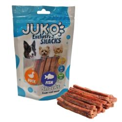 Duck, cod vegetable Strips JUKO Snacks 70 g