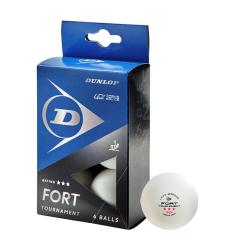 DUNLOP Fort Tournament 40+ *** ITTF (6 ks) biely DUNLOP Fort Tournament 40+ *** ITTF (6 ks) biely