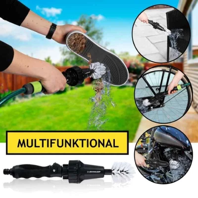 Dunlop Kartáč na kola s připojením na hadici + 2 nástavce
