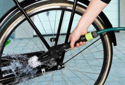 Dunlop Kartáč na kola s připojením na hadici + 2 nástavce