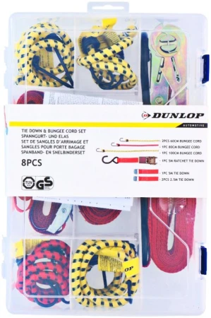 Dunlop Kurtny a gumové stahovací pásky sada 8 ks