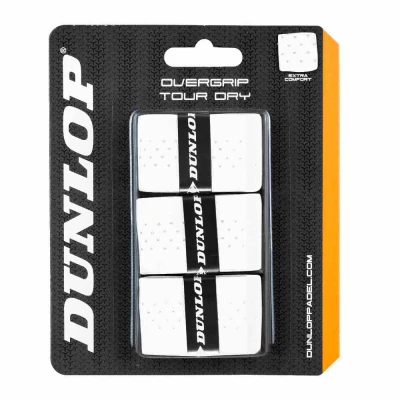 Padel omotávky DUNLOP DRY TOUR OverGrip bílý