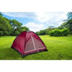 Dunlop Stan pro 3 osoby 200x180x120 cm červený