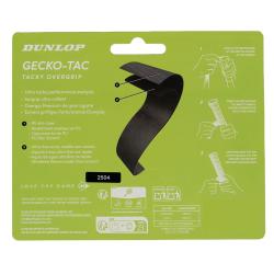 Tenisová omotávka DUNLOP GECKO-TACK OverGrip 0,5 mm biela