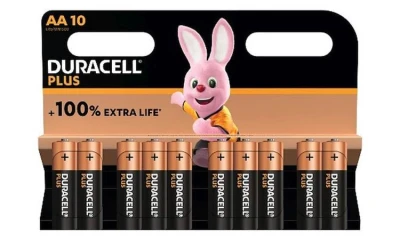 Duracell MN1500B8 Plus AA 10 Pack