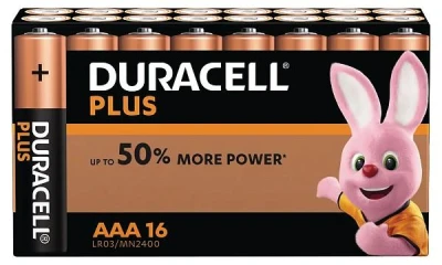 Duracell MN2400B16 Plus AAA 16 Pack Duracell MN2400B16 Plus AAA 16 Pack