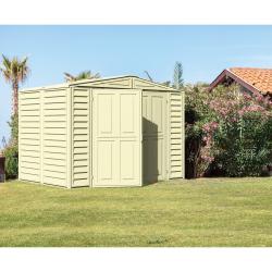 DURAMAX 00184 DuraMate Zahradní domek 3,9 m² + podlahová konstrukce, vinylový, béžový