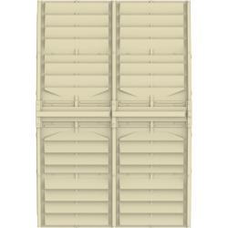 DURAMAX 00184 DuraMate Zahradní domek 3,9 m² + podlahová konstrukce, vinylový, béžový