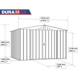 DURAMAX 05245 Colossus Top Zahradní domek 7,8 m², dekor dub