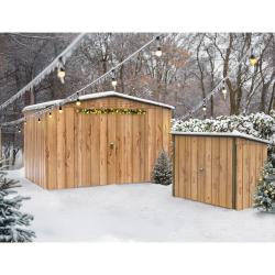 DURAMAX 05245 Colossus Top Zahradní domek 7,8 m², dekor dub