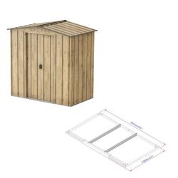DURAMAX 05845 Riverton Top Zahradní domek 2,5 m² + podlahové profily, dekor dub