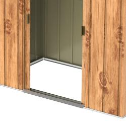 DURAMAX 05845 Riverton Top Zahradní domek 2,5 m² + podlahové profily, dekor dub