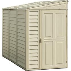 DURAMAX 06625 SideMate Zahradní domek 122 x 187,5 x 242 cm, vinylový, béžový