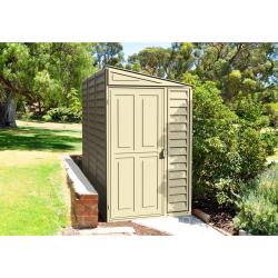 DURAMAX 06625 SideMate Zahradní domek 122 x 187,5 x 242 cm, vinylový, béžový