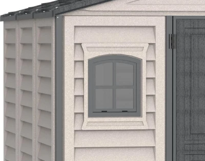 DURAMAX 20225 WoodBridge Plus II Zahradní domek 8 m² + podlahová konstrukce, vinylový, antracit