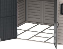 DURAMAX 20225 WoodBridge Plus II Zahradní domek 8 m² + podlahová konstrukce, vinylový, antracit