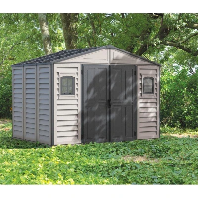 DURAMAX 20225 WoodBridge Plus II Zahradní domek 8 m² + podlahová konstrukce, vinylový, antracit