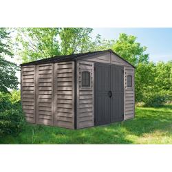 DURAMAX 20225 WoodBridge Plus II Zahradní domek 8 m² + podlahová konstrukce, vinylový, antracit