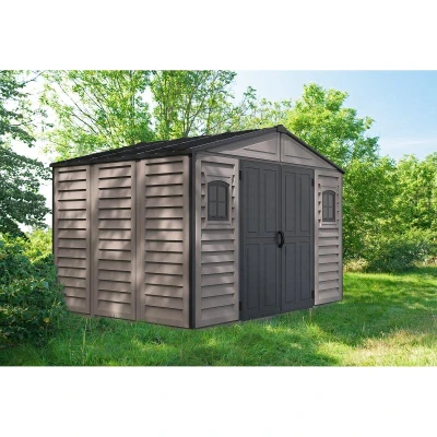DURAMAX 20225 WoodBridge Plus II Zahradní domek 8 m² + podlahová konstrukce, vinylový, antracit