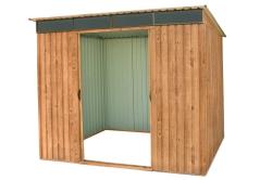 DURAMAX 20545 Pent Roof Skylight Zahradní domek 4,7 m², dekor dub