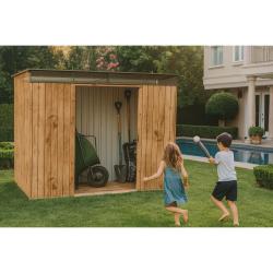 DURAMAX 20545 Pent Roof Skylight Zahradní domek 4,7 m², dekor dub