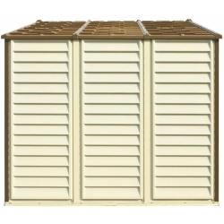 DURAMAX 30214 Woodside Zahradní domek 8 m² + podlahová konstrukce, vinylový, béžový