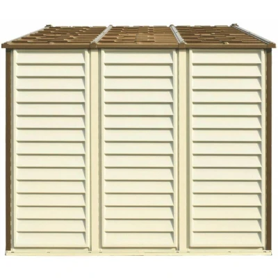 DURAMAX 30214 Woodside Zahradní domek 8 m² + podlahová konstrukce, vinylový, béžový